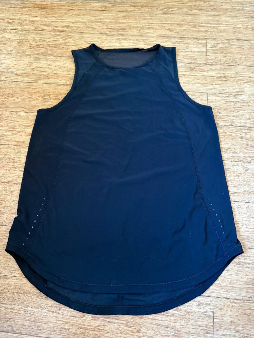 LULULEMON ATHLETICA Sculpt Tank II Mesh Size 6 Black